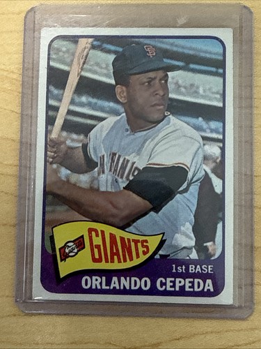 Orlando cepeda 1965 topps - orlando,
