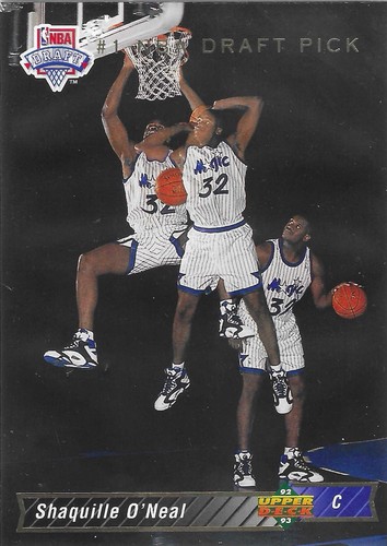 1992 upper deck shaquille - upper,