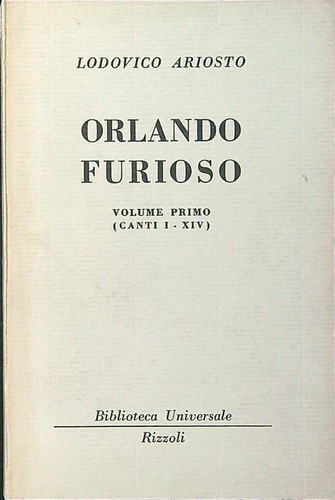 Orlando furioso volume - orlando,